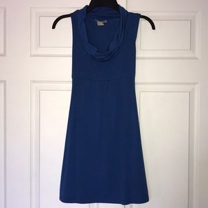 Scoop neck shirt dress